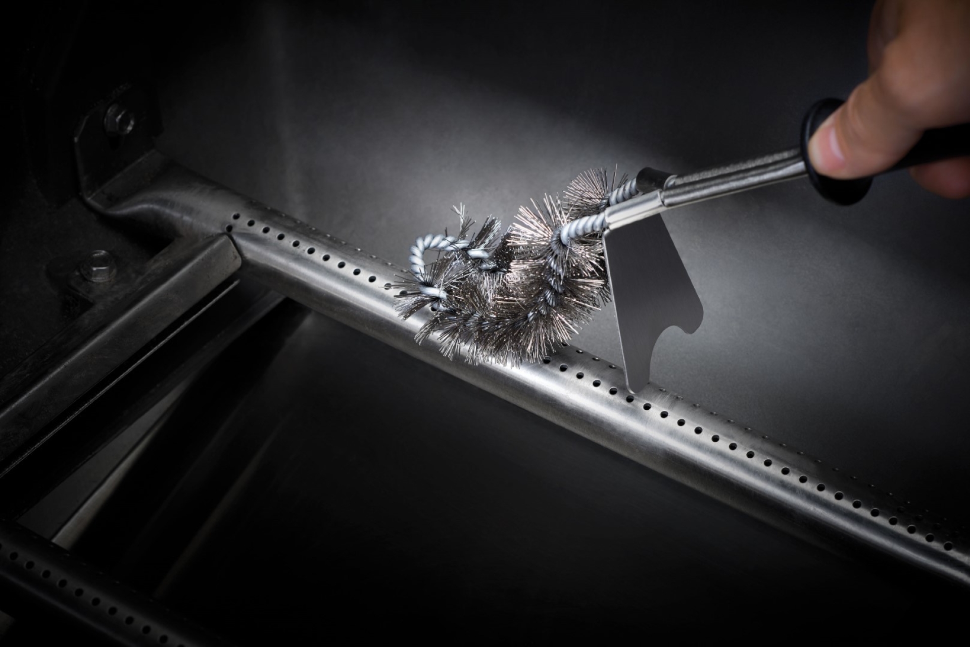 Preview: Napoleon 3 teiliger Reinigungssatz für Gasgrills Anwendung